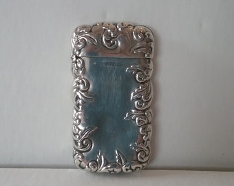Sterling Silver Match Safe