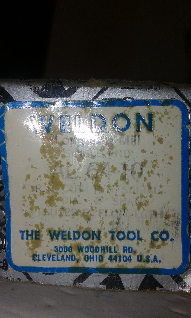Weldon Long End Mill Weldon Drill Bit Etsy