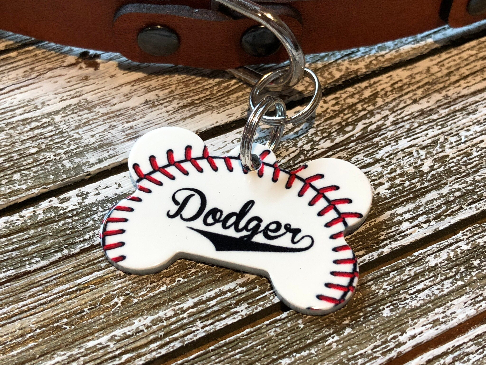 dodgers dog tag