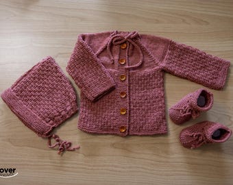 Baby Set Newborn Baby Coming Home Outfit, Baby Hospital Outfit, Baby Clothes Knitting, Baby Photography, SINGLE PIECE