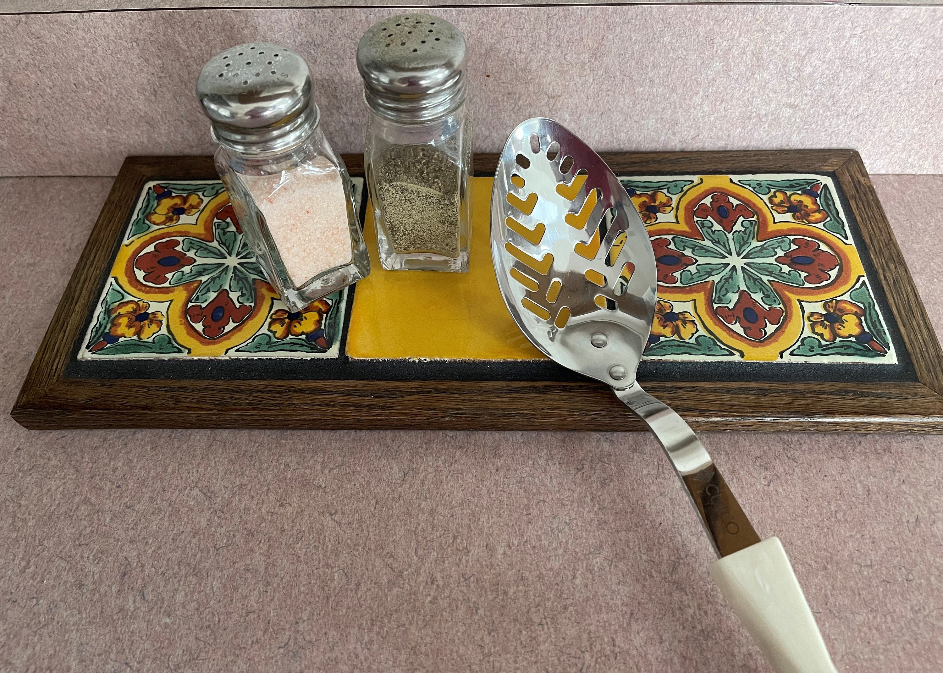 Trivet Handcrafted Oak Wood Frame 14 1/2 X 6 Etsy