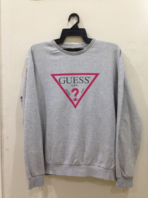 guess logo sweatshirt