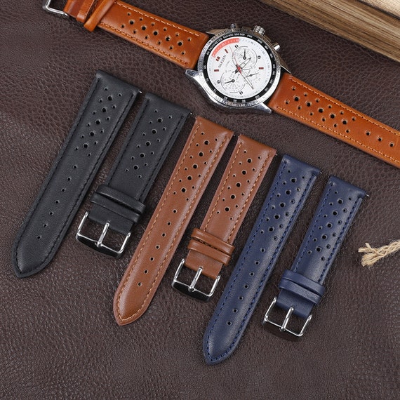 Ayadoo Cinturino Di Ricambio Per Orologi In Pelle Goffrata