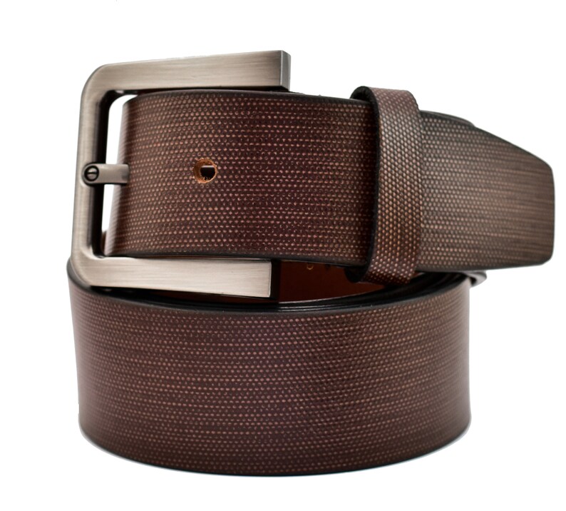 Mens Genuine Leather Full Grain Belt Belts With Strong Silver Etsy UK