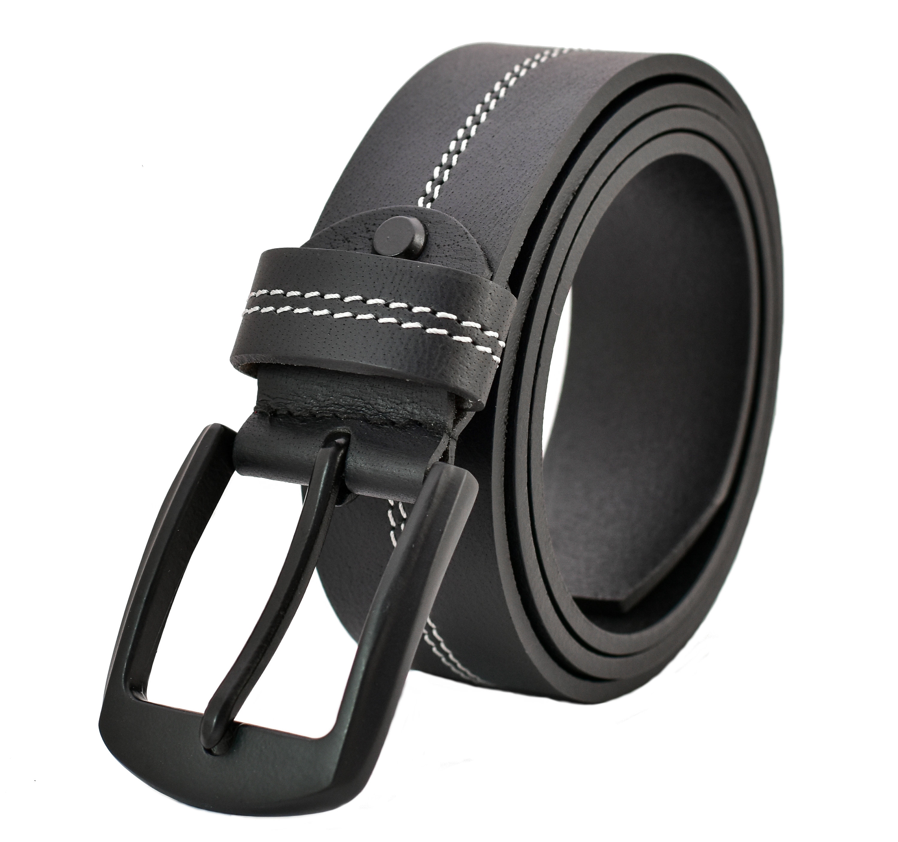 Mens Genuine Leather Belt Belts With Double Stitching Quality - Etsy UK