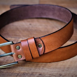 Leather Belts mens Real New Genuine Buckle Trouser Sizes Brown Black Tan Jeans . High Quality BRASS BUCKLE # 100% Leather# 1st CLASS P&P