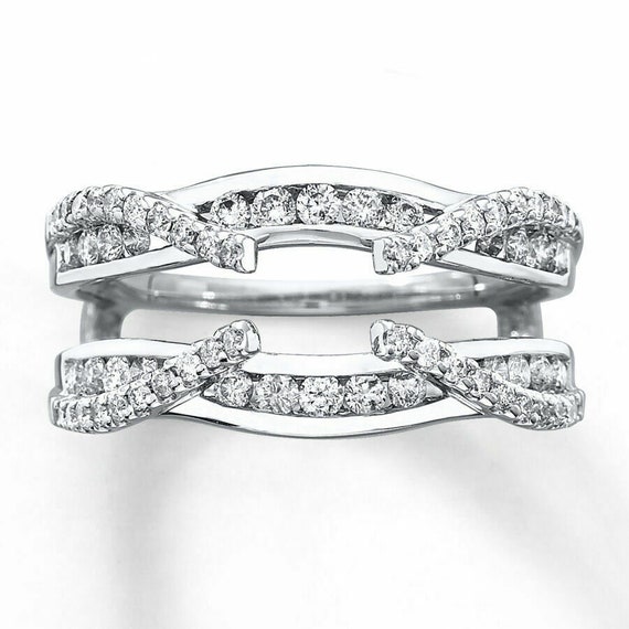 Solitaire wraps shop white gold