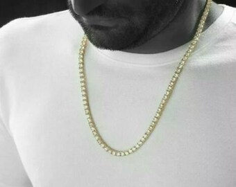 Diamond Necklace Men - Etsy Australia