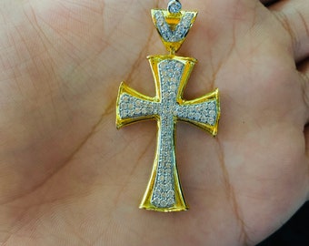 Collana in oro con croce con diamanti ct 0,02 - ORO&CO - Luxury Zone