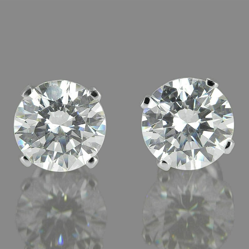 Diamond stud earrings vvs Clearance
