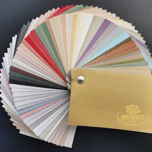 Amostras de cores CS Silk 72 CORES no total para papel de parede pintado à mão e papel de parede de seda simples