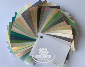 SP Silk Color Swatches: Standard Dyed Spun Silk collection for Chinoiserie Handpainted Wallpaper