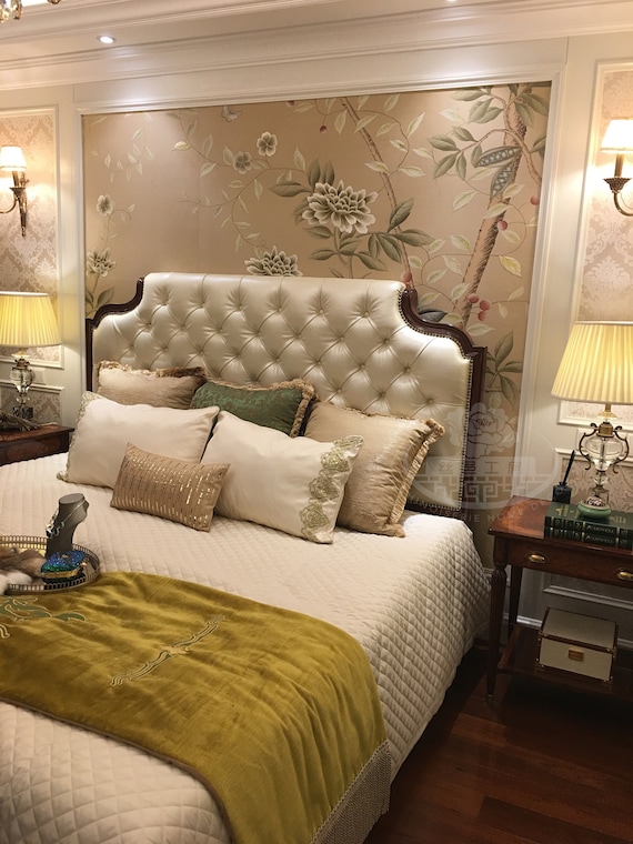 fabric wallpaper vs embroidery wallpaper