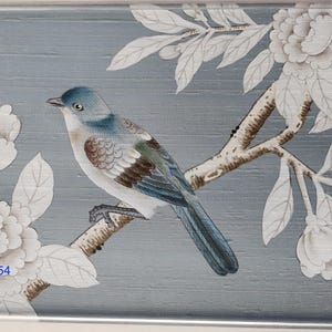 G-031 SAMPLE in STOCK Chinoiserie Handpainted Wallpaper on Silk and Paper