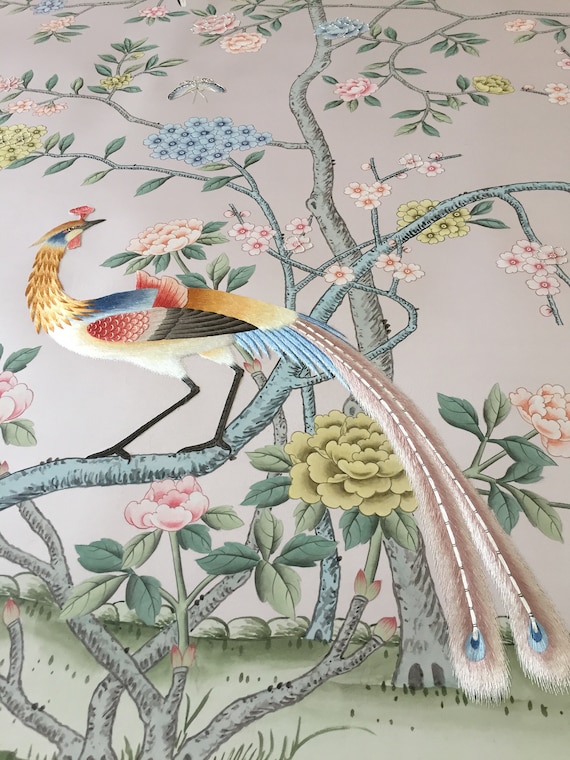 embroidery wallpaper for luxury home interiors