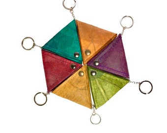 Triangle Key Ring for Coins