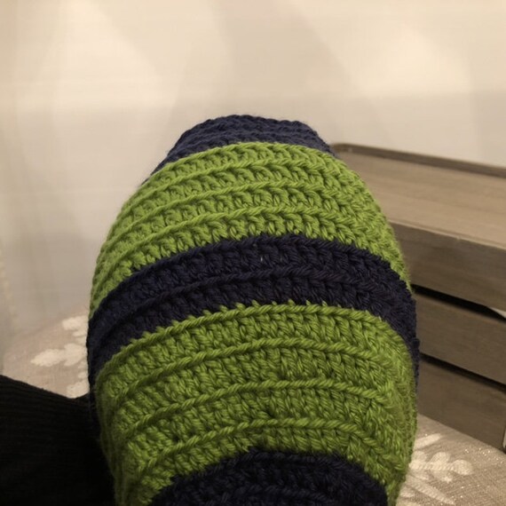 Seahawks-inspired Slouchy Beanie - Etsy