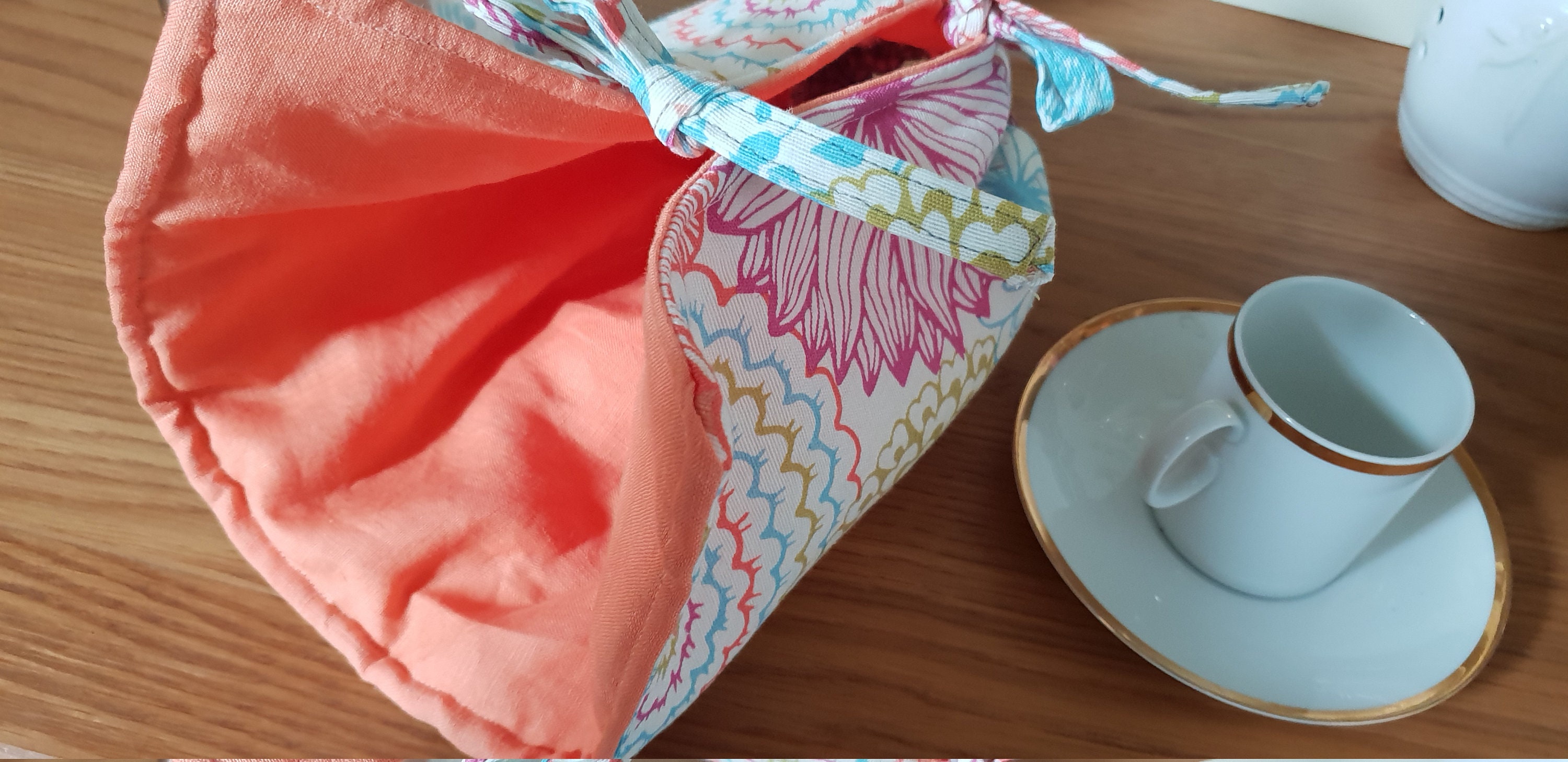 Cafetiere Cover Coffee Pot Cover Coffee Cosy Mother's Day Gift Pink