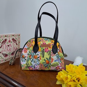 Patchwork Boston Bag Sewing Pattern (PDF Download) - one size