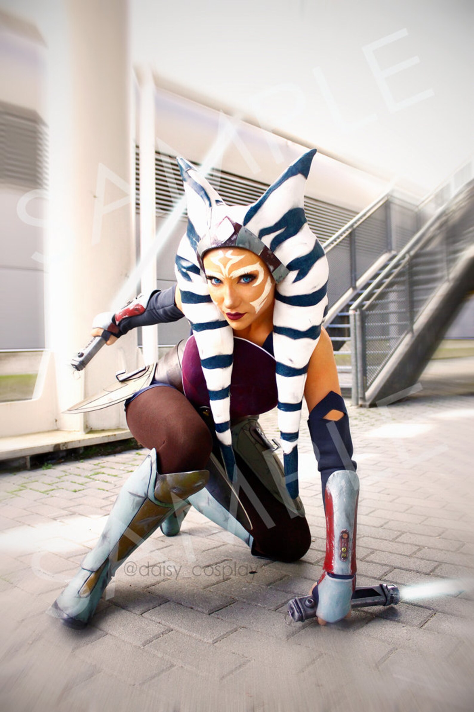 Ahsoka Cosplay Print Star Wars Etsy
