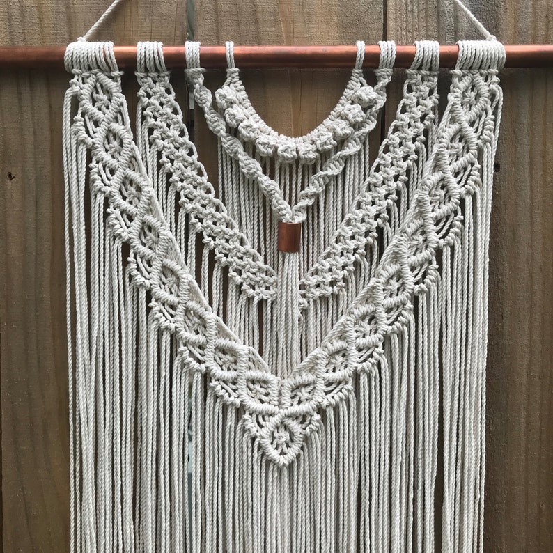 DIY LAYERED MACRAME Wall Hanging Pattern, Macrame Photo tutorial, Learn to macrame, pdf instructions, digital download image 7