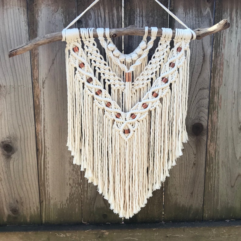 DIY LAYERED MACRAME Wall Hanging Pattern, Macrame Photo tutorial, Learn to macrame, pdf instructions, digital download image 8