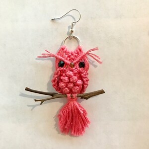 Macrame Owl Tutorial, Learn To Macrame, Adorable Owl Pattern, DIY, do it yourself, PDF instructions, cute fun gift, boho decor, owl lovers image 5