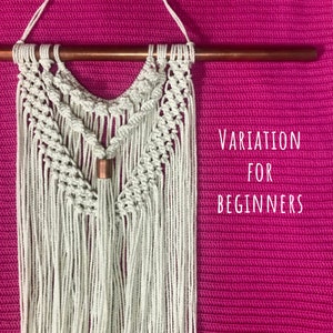 DIY LAYERED MACRAME Wall Hanging Pattern, Macrame Photo tutorial, Learn to macrame, pdf instructions, digital download image 9