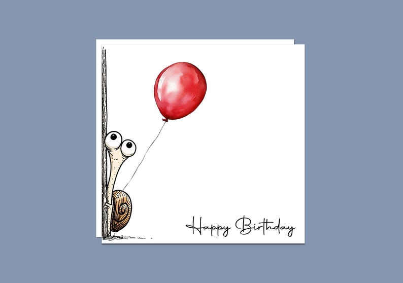 Pack of six funny peeking animal Birthday Cards, Unique Handmade Birthday Card Pack uk image 2