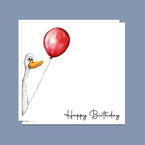 Pack of six funny peeking animal Birthday Cards, Unique Handmade Birthday Card Pack uk image 3