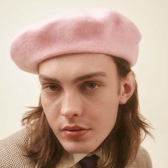 Cherry Pink Beret Light Pink Beret Baby 