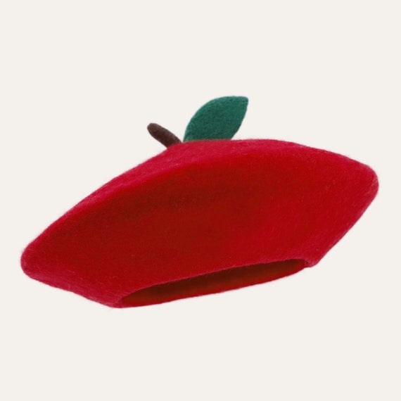 Apple Beret Fruit Beret Red Apple Hat 