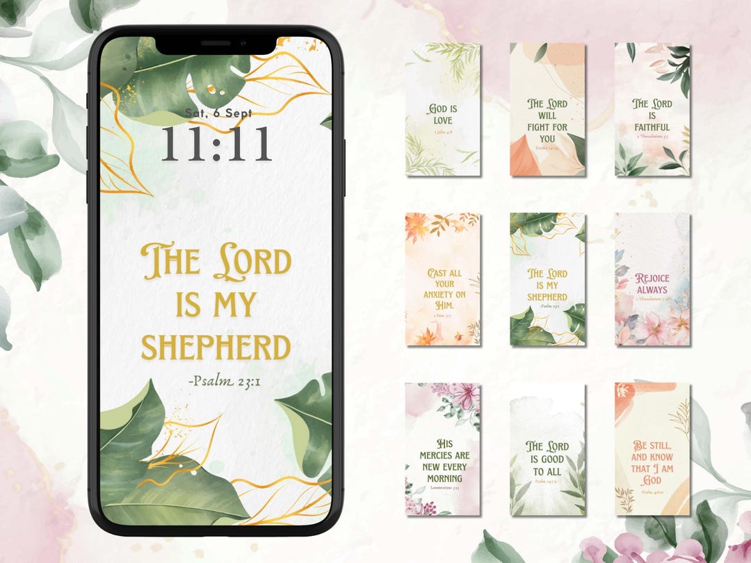 Christian Phone Lockscreen Wallpaper | Scripture Quote| Faith Mobile ...