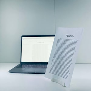 Paper Stand—Type Notes With Ease,  Musical Notes Stand, Document Holder, Paper Holder, Gundam holder