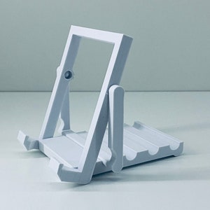 Adjustable Phone/Tablet Stand (Any Phone/Tablet Fits) Phone Dock, Charging Dock, iPhone mini - iPhone Max, Desk Stand, Portable Stand