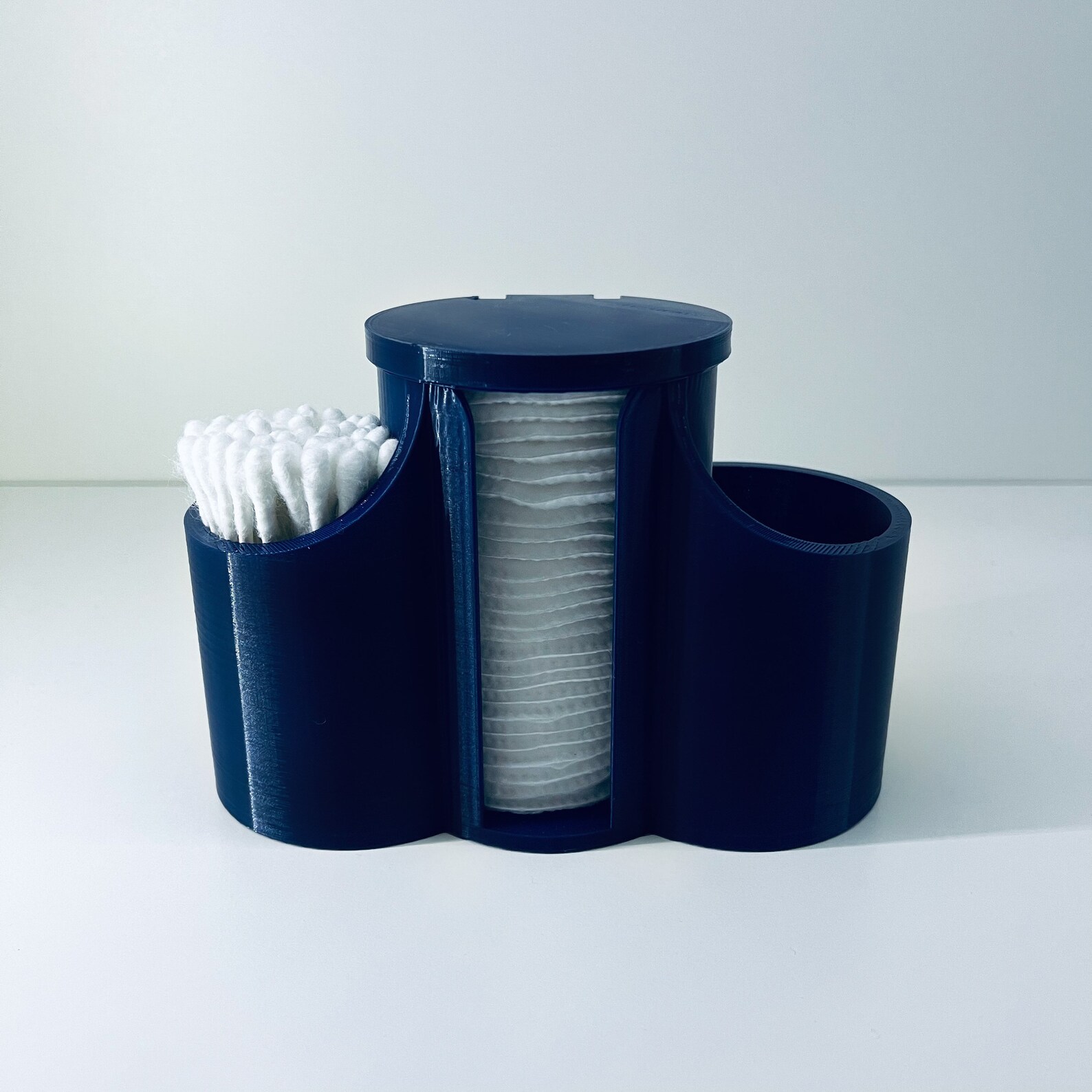 Cotton Pad/Swabs Holder w/Lid Etsy