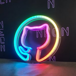 Github LED Neon Sign - Etsy