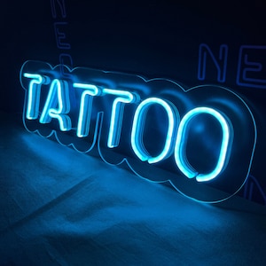 Segno al neon del tatuaggio LED