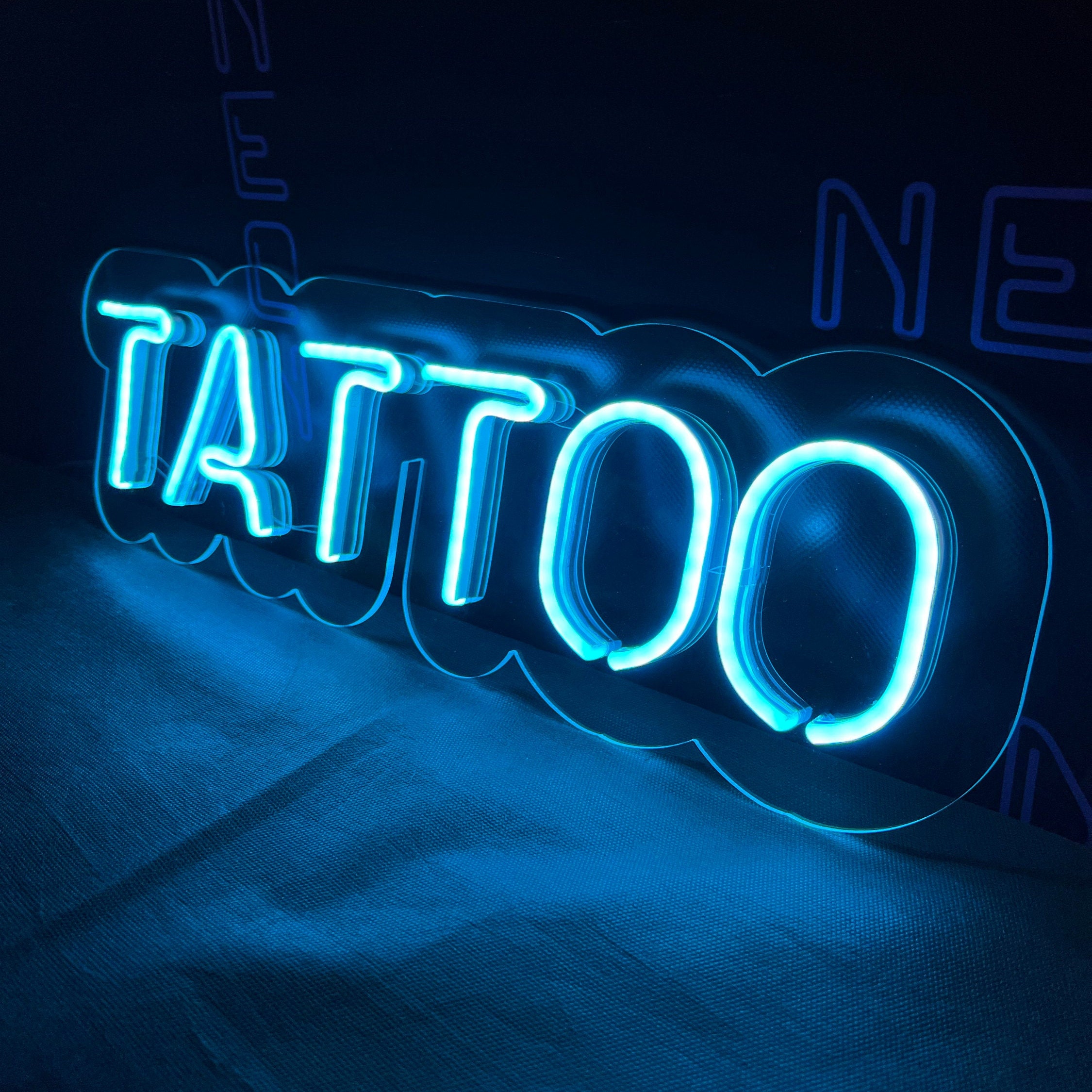 Tattoo neon sign shop stock photo Image of black blue 100162314 #25 Tattoo neon sign shop stock photo Image of black blue 100162314