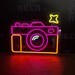 Photo Camera LED Neon Sign - Etsy