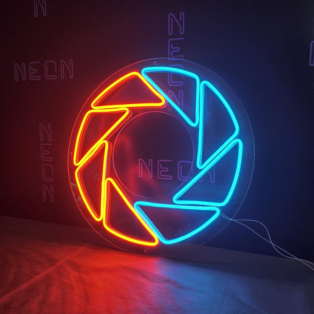 Aperture Laboratories LED Neon Sign - Etsy