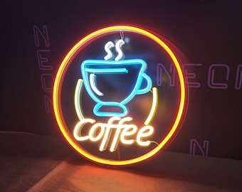 Kaffee-LED-Neonschild