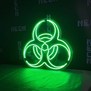 Biohazard LED Neon Sign