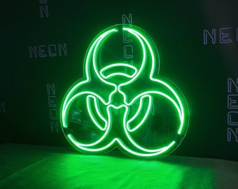 Biohazard LED Neon Sign