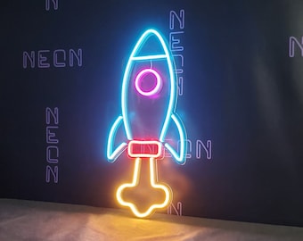 Rocket LED Neon Sign