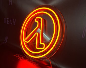 Half Life LED Neon Sign