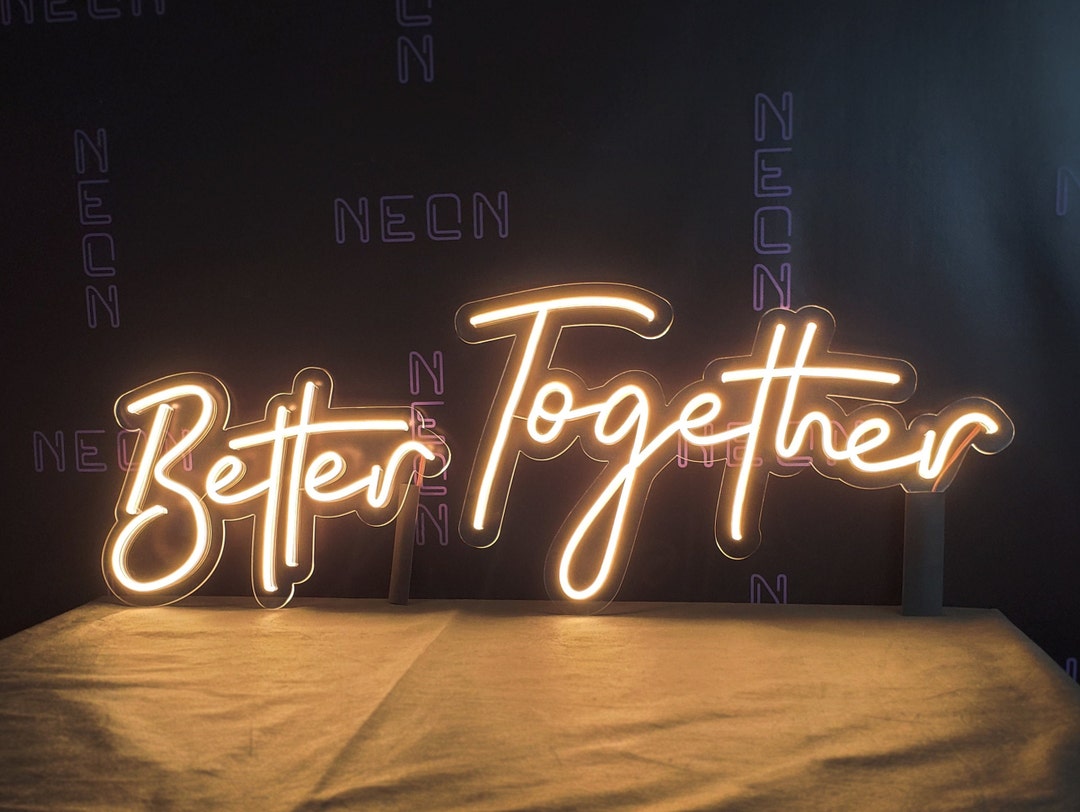 LED ネオンライト/ライトサイン/看板 Better Together ネオン