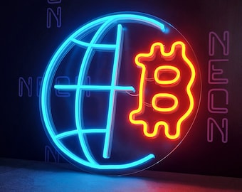 Bitcoin LED Neon Sign