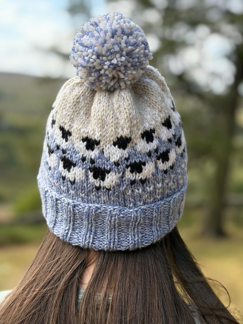 The Light Blue and Oatmeal ‘flock Of’ Sheep Hat - Etsy