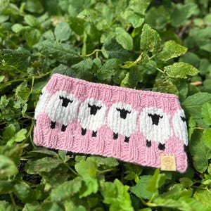 Pink Deluxe Sheep Headband